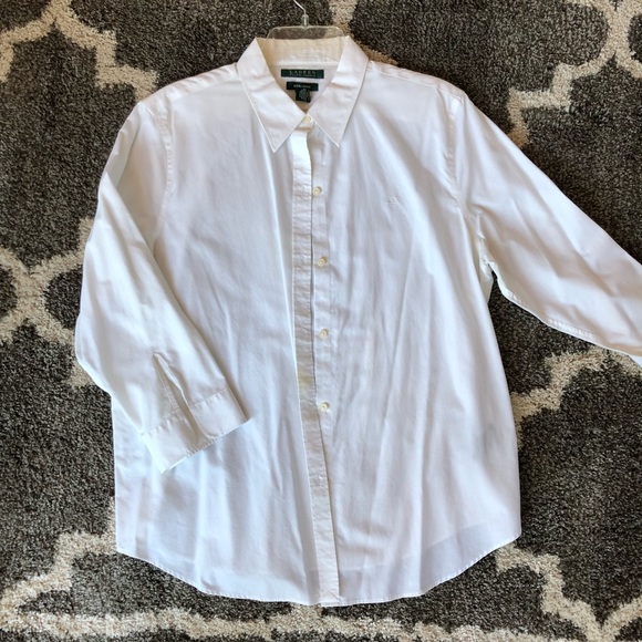 3 White Button Downs in XL